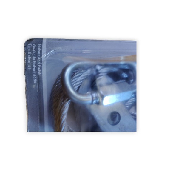 National Hardware 8'8" x 1/8" Stainless Steel Cable Rope with Carabiner and Loop - Picture 5 of 13